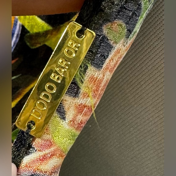 Dodo Bar Or 100% Silk Slip Long Maxi Dress Tropical Peacock Snake Print - Picture 4 of 5